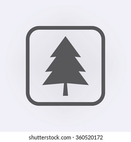 Tree icon . Vector illustration