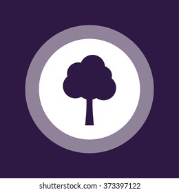 Tree icon . Vector illustration