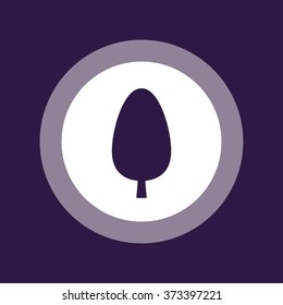 Tree icon . Vector illustration