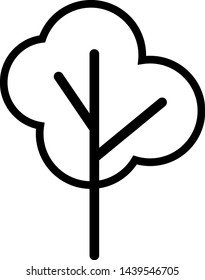 tree icon, vector illustration, eco simbol