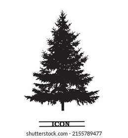Icono de árbol. Ilustración vectorial eps10.