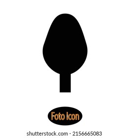 Icono de árbol. Ilustración vectorial eps10