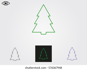tree, icon, vector illustration eps10