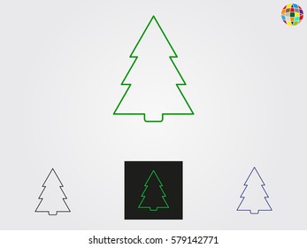 tree, icon, vector illustration eps10