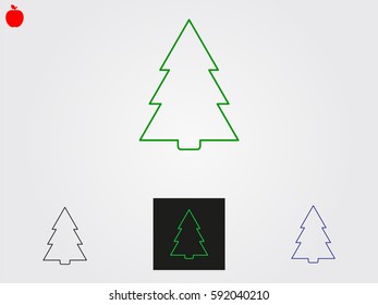 tree, icon, vector illustration eps10