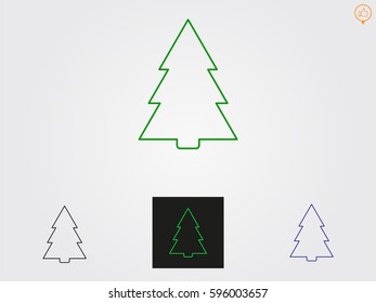 tree, icon, vector illustration eps10