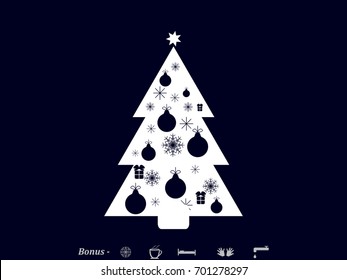 tree, icon, vector illustration eps10