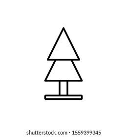 Tree icon vector illustration logo template for many purpose. Isolated on white background.