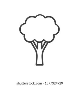 tree icon vector illustration logo template for many purpose. Isolated on white background.