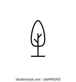 Plantilla del logotipo Ilustración del vector de iconos de árbol
