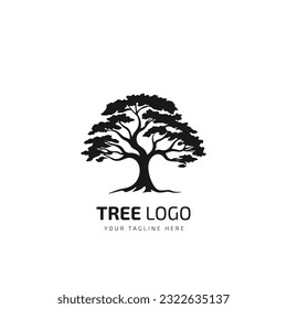 Baumsymbol, Vektorgrafik-Logo-Design