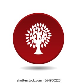 tree icon, vector illustration. Modern design. Flat design style