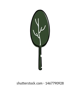Tree icon vector illustration on white background. Eps 10