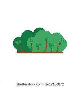 Tree icon. Vector illustration on a white background. Element for ecology or nature logo.