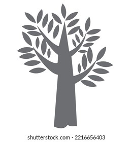 tree icon vector illustration on white background