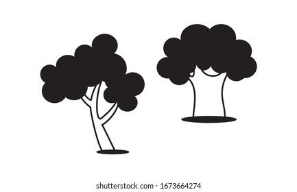 tree icon vector illustration sign design
