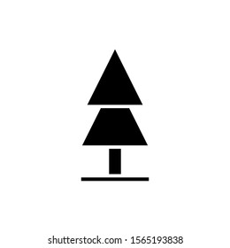 Tree icon vector illustration template for many purpose. Isolated on white background.