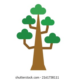 Baumsymbol, Vektorgrafik, Holz