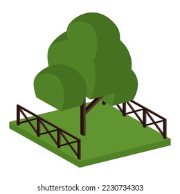 tree icon vector image with white background