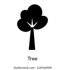 Tree icon vector isolated on white background for your web and mobile app design, Tree logo concept