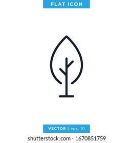 Tree Icon Vector Logo Design Template