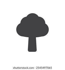 Baum-Symbol Vektorlogo Umriss