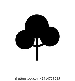 Tree icon vector. Nature illustration sign. green symbol.