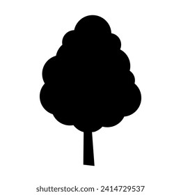 Tree icon vector. Nature illustration sign. green symbol.
