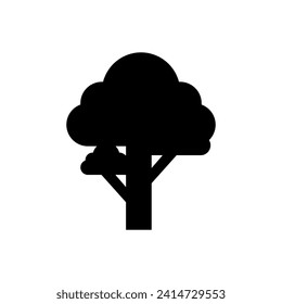 Tree icon vector. Nature illustration sign. green symbol.