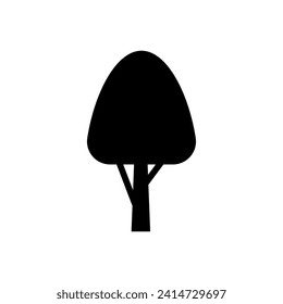 Tree icon vector. Nature illustration sign. green symbol.