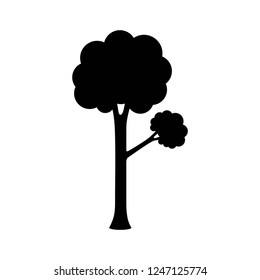 tree icon vector on white background