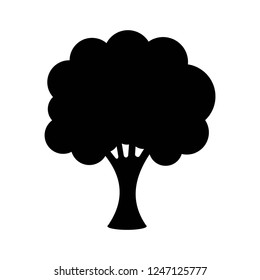 tree icon vector on white background