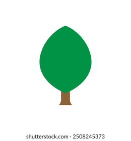 Tree icon vector. Plant illustration sign. Garden symbol or logo.