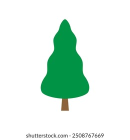 Vetor de ícone de árvore. Sinal de ilustração da planta. Símbolo ou logotipo do jardim.