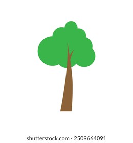 Tree icon vector. Plant illustration sign. Garden symbol or logo.