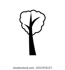 Icono de árbol Vector. Planta ilustración signo. Símbolo o logotipo de jardín.