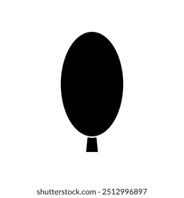 Tree icon vector. Plant illustration sign. Garden symbol or logo.