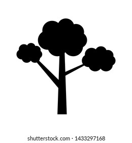 Tree icon vector. Tree sign illustration. 