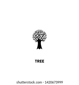 tree icon vector. tree sign on white background. tree icon for web and app