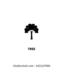 tree icon vector. tree sign on white background. tree icon for web and app