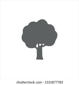 Tree Icon Vector. Tree Simple Design