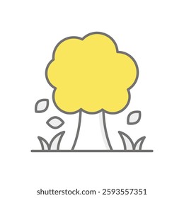 Tree icon vector stock illustration