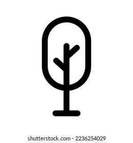 Tree Icon Vector Symbol Design Illustration