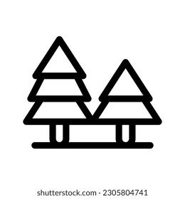 Tree Icon Vector Symbol Design Illustration