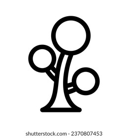 Ilustración de diseño de símbolo del vector de iconos de árbol
