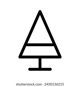 Ilustración de diseño de símbolo de Vector de árbol