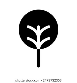 Tree Icon Vector Symbol Design Illustration