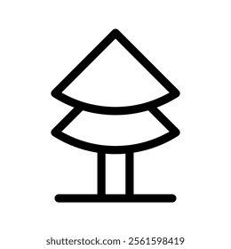 Tree Icon Vector Symbol Design Illustration