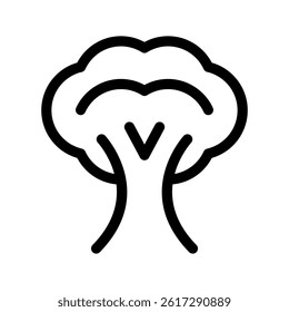Tree Icon Vector Symbol Design Illustration