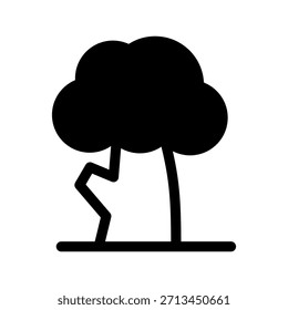 Tree Icon Vector Symbol Design Illustration